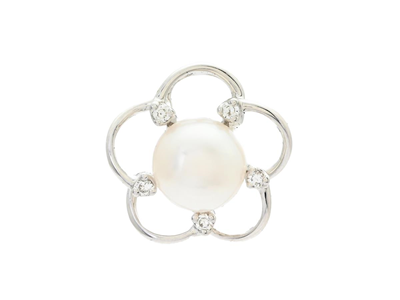 Jewellery, PEARL PENDANT, 18K white gold