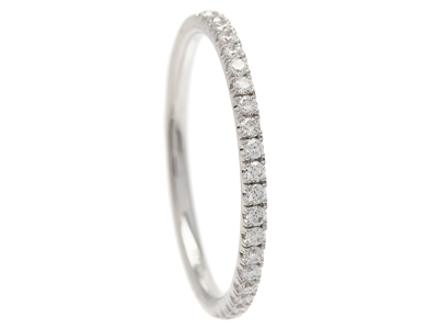 Jewellery, ETERNITY RING, 18K white gold