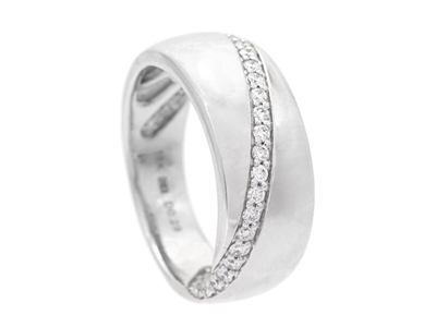 Jewellery, RING, 18K white gold