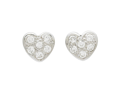 Jewellery, EARRINGS, 18K white gold