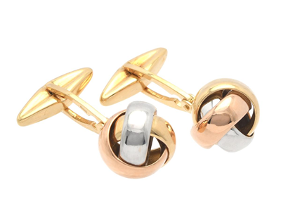 Jewellery, CUFFLINKS, 18K gold/white gold/rose gold