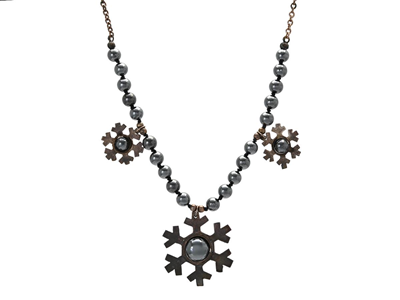 Jewellery, NECKLACE, silver