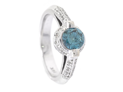 Jewellery, RING, 14K white gold
