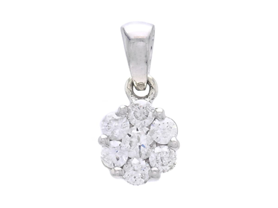 Jewellery, PENDANT, 18K white gold