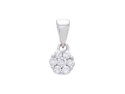 Jewellery, PENDANT, 18K white gold