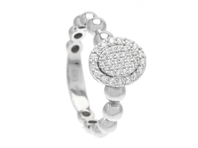 Jewellery, RING, 18K white gold