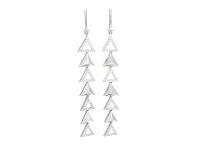 Jewellery, EARRINGS, 18K white gold