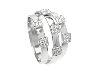 Jewellery, RING, 18K white gold