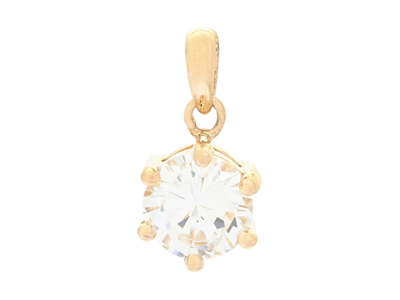 Jewellery, SOLITAIRE PENDANT, 18K gold