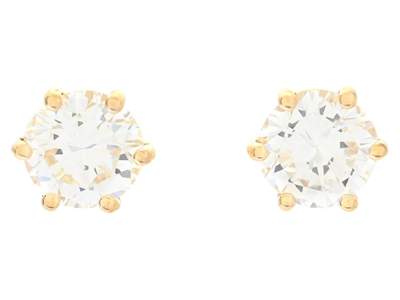 Jewellery, SOLITAIRE EARRINGS, 18K gold