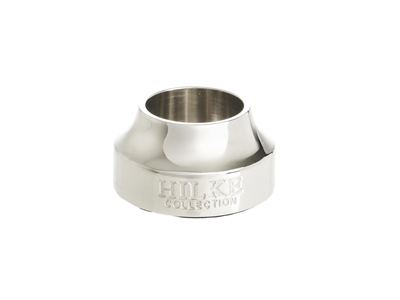 Curio, CANDLESTICK, nickel-plated brass