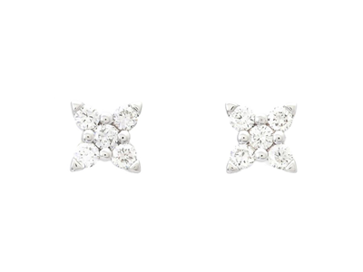 Jewellery, EARRINGS, 18K white gold