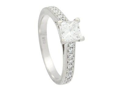 Jewellery, RING, platinum