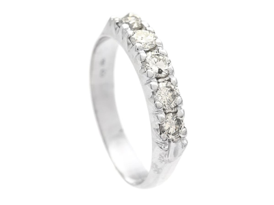 Jewellery, ETERNITY RING, 18K white gold
