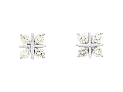 Jewellery, EARRINGS, 18K white gold