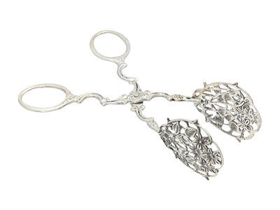Silverware, PASTRY TONG, silver