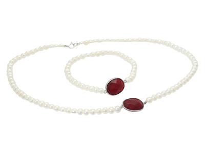 Jewellery, JEWELLERY SET, sterling silver