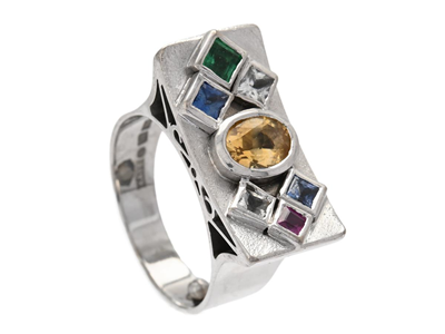 Jewellery, RING, 18K white gold
