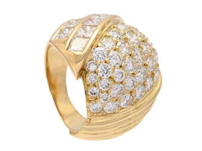 Jewellery, RING, 18K white gold