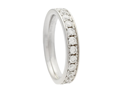 Jewellery, FULL ETERNITY RING, platinum