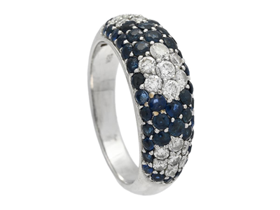 Jewellery, RING, 18K white gold