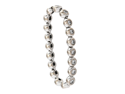 Jewellery, ETERNITY RING, 18K white gold