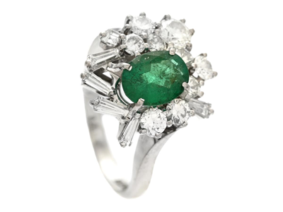 Jewellery, RING, 18K white gold