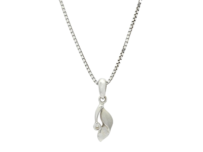 Jewellery, PENDANT/CHAIN, 18K white gold