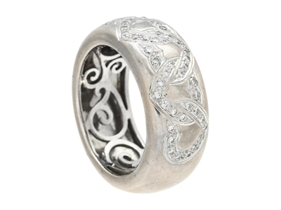 Jewellery, RING, 18K white gold