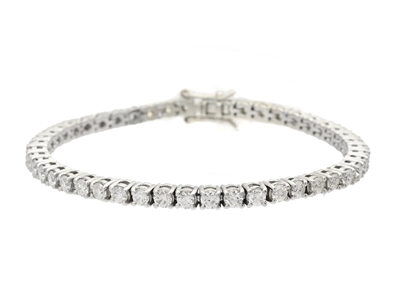 Jewellery, TENNIS BRACELET, 18K white gold