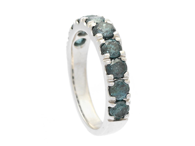 Jewellery, ETERNITY RING, 18K white gold