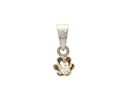 Jewellery, SOLITAIRE PENDANT, 18K white gold
