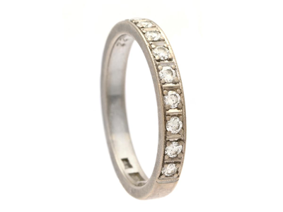 Jewellery, ETERNITY RING, 18K white gold