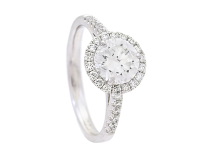 Jewellery, RING, 18K white gold