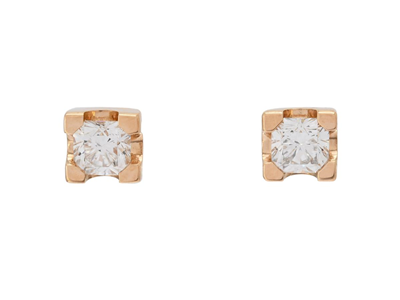 Jewellery, SOLITAIRE EARRINGS, 18K gold