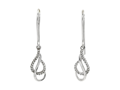 Jewellery, EARRINGS, 18K white gold