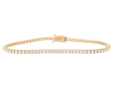 Jewellery, TENNIS BRACELET, 18K gold
