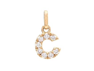 Jewellery, LETTER PENDANT, letter C