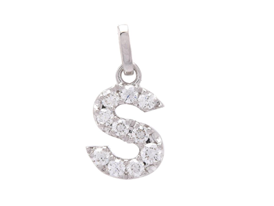 Jewellery, LETTER PENDANT, letter S