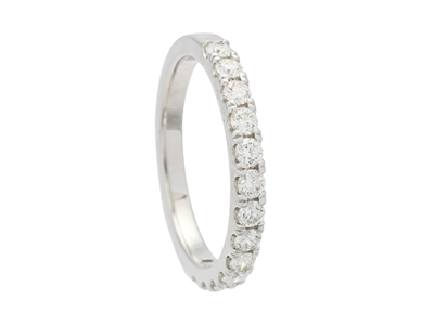 Jewellery, ETERNITY RING, 18K white gold