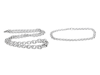 Jewellery, JEWELLERY SET, necklace and bracelet
