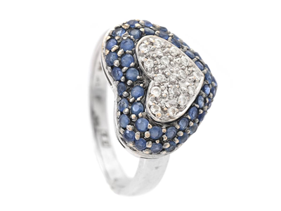 Jewellery, RING, 18K white gold