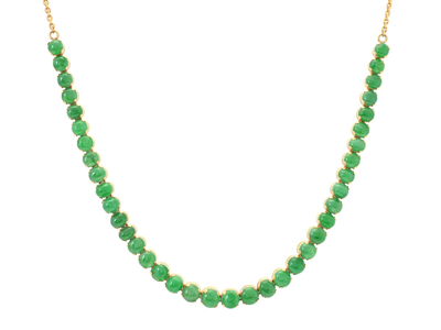 Jewellery, NECKLACE, approx. 16K gold