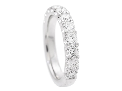 Jewellery, ETERNITY RING, 18K white gold