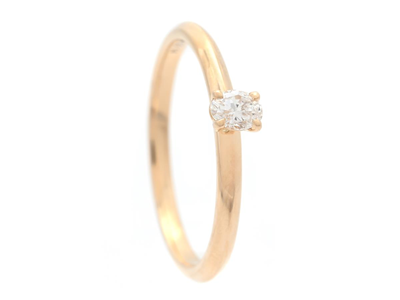 Jewellery, SOLITAIRE RING, 18K gold