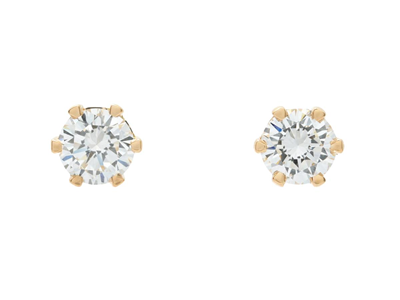 Jewellery, SOLITAIRE EARRINGS, 18K gold