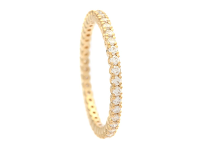 Jewellery, FULL ETERNITY RING, 18K gold 40 brilliant cut diamonds 0,56 ctw