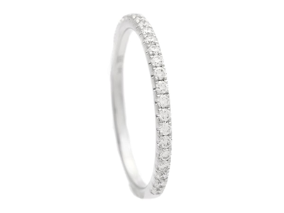 Jewellery, ETERNITY RING, 18K white gold