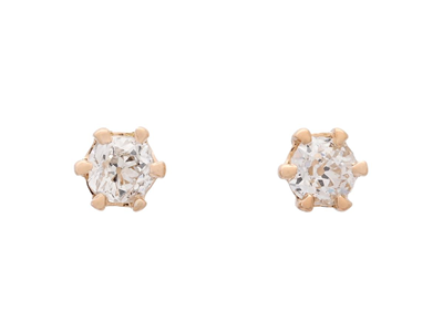 Jewellery, SOLITAIRE EARRINGS, 18K gold