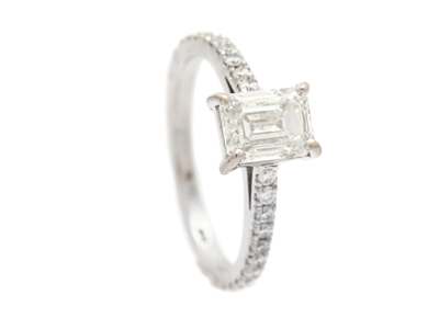 Jewellery, RING, 18K vitugld